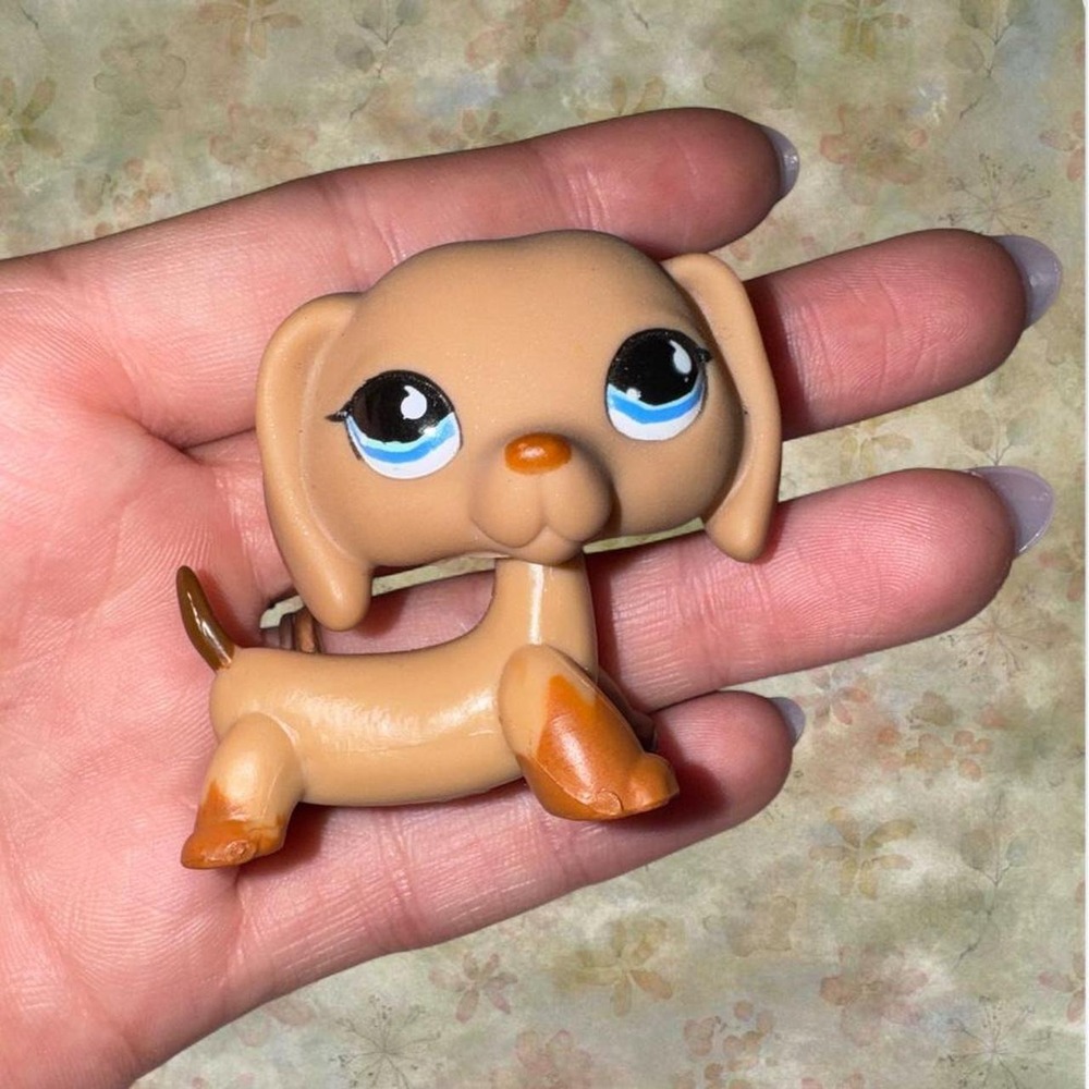 LPS 518 Dachshund Dog Vintage Littlest Pet Shop
